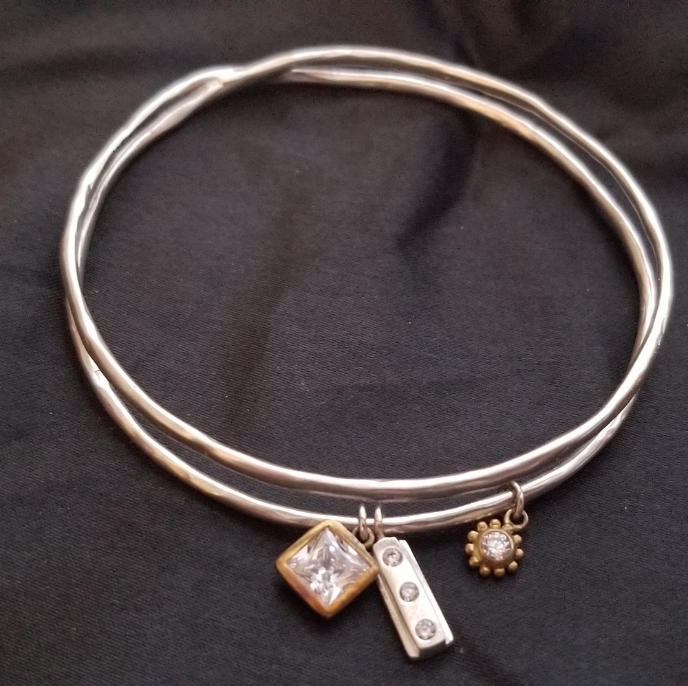 Silpada Sterling Silver In The Mix Bangle Bracelet
